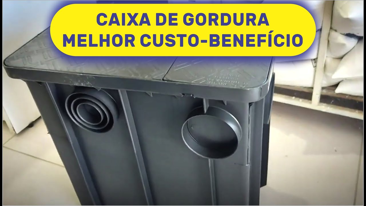 Caixa de Gordura Mallton 50L, todos os detalhes