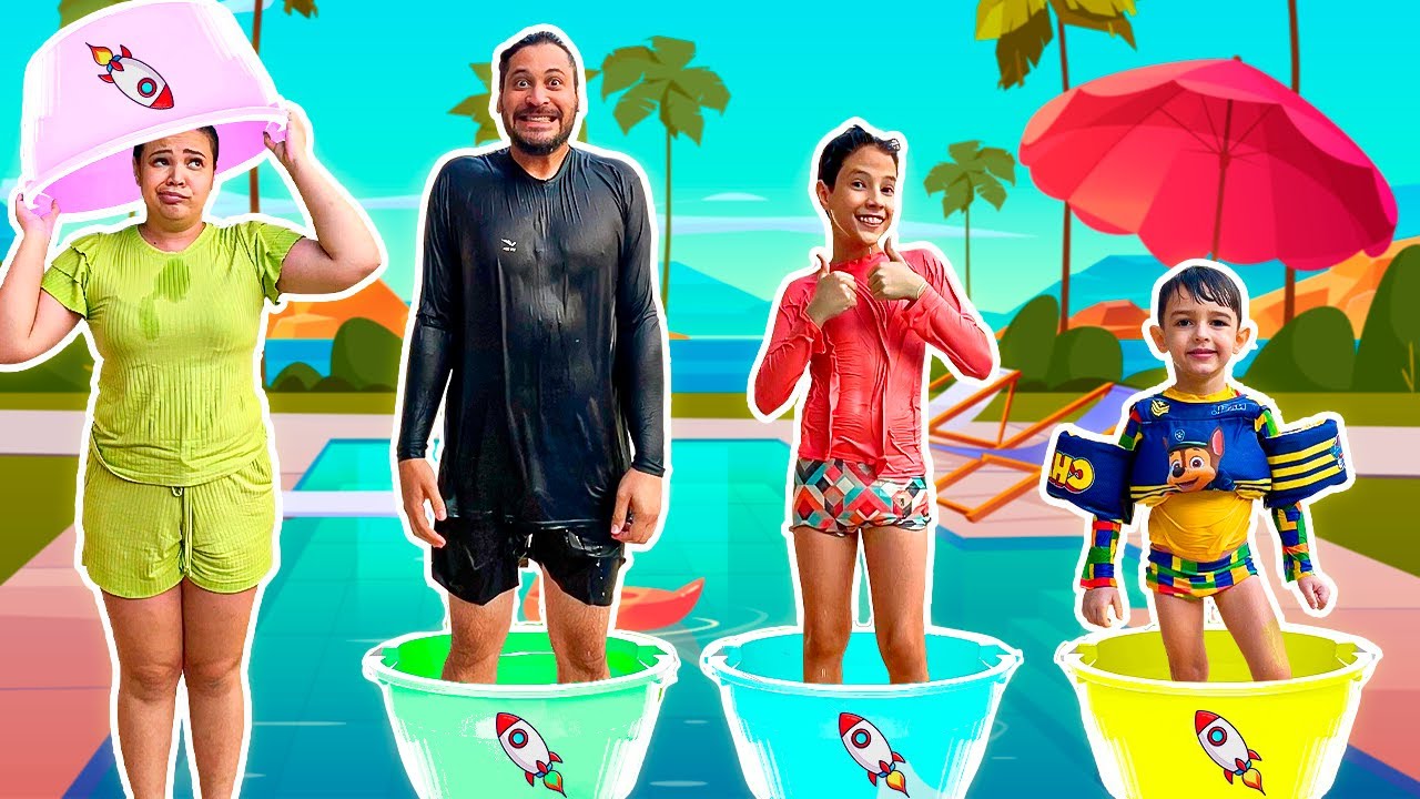 Henrique e a História Infantil da piscina no Balde e mais Histórias para Crianças - Universo Kids