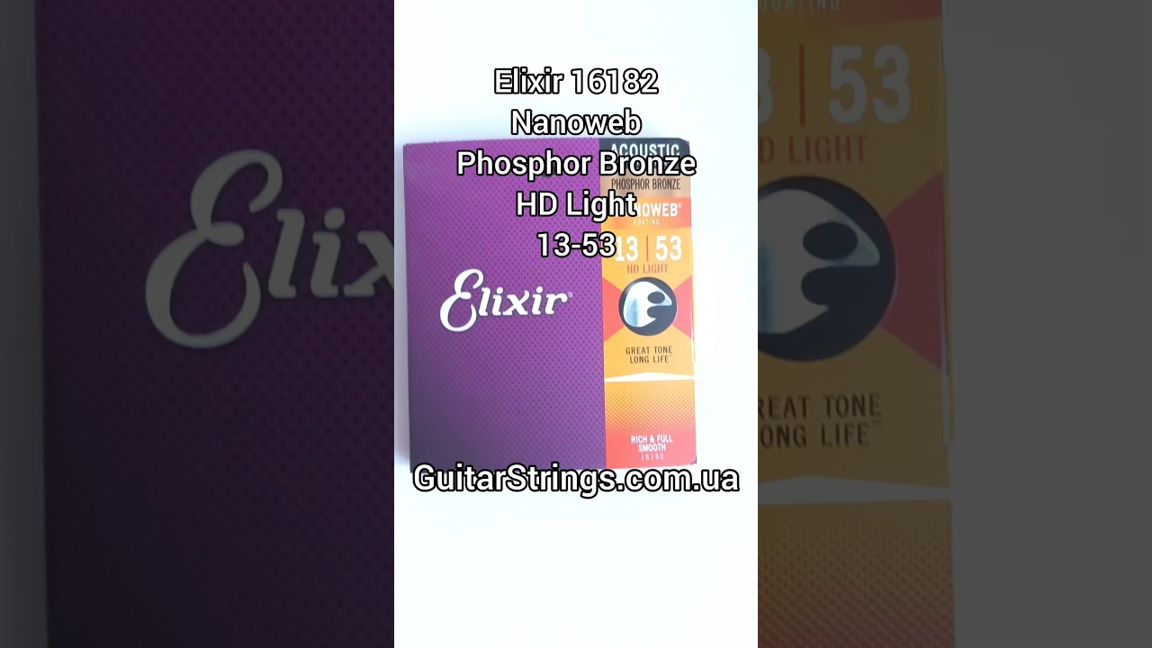 Elixir 16182 Nanoweb Phosphor Bronze HD Light 13-53 