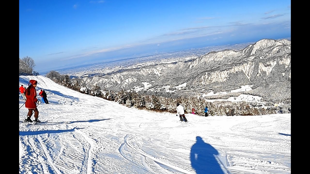 2020/2/11　立山山麓らいちょうバレー極楽坂スキー場　山頂～山麓までまったり滑走