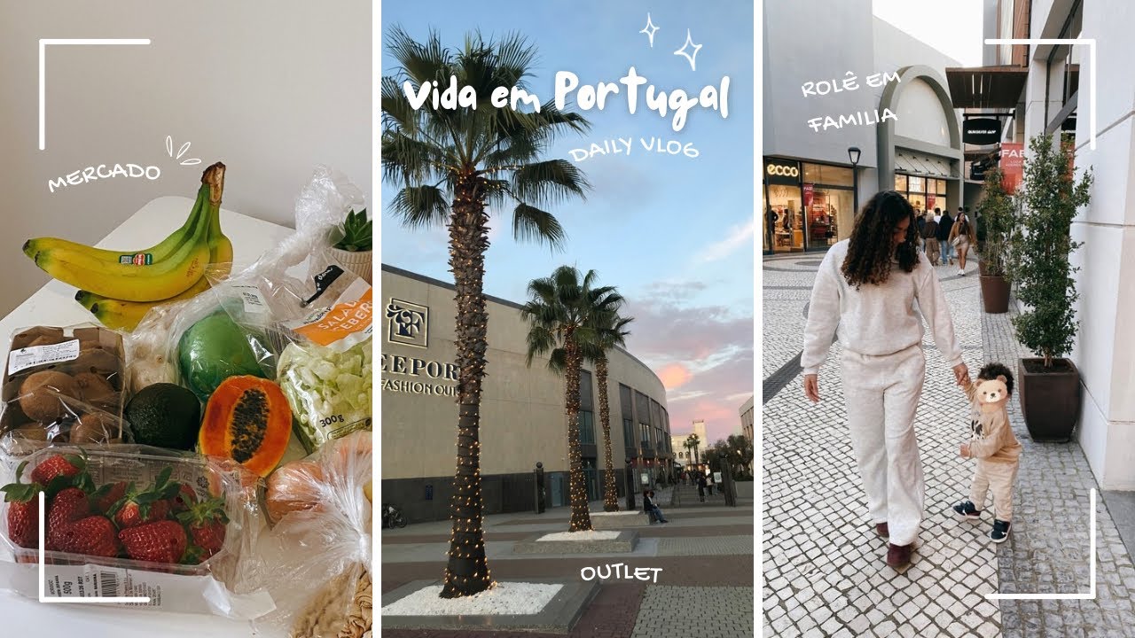 Vida em Portugal 🇵🇹 praia, achados no Outlet Freeport e mercado