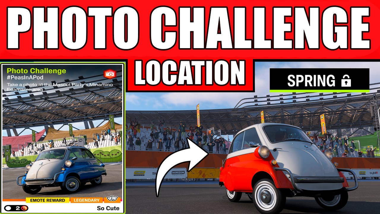 Forza Horizon 6 Photo Challenge #PeasInAPod - Edamame Section Exact Location (Spring Season)