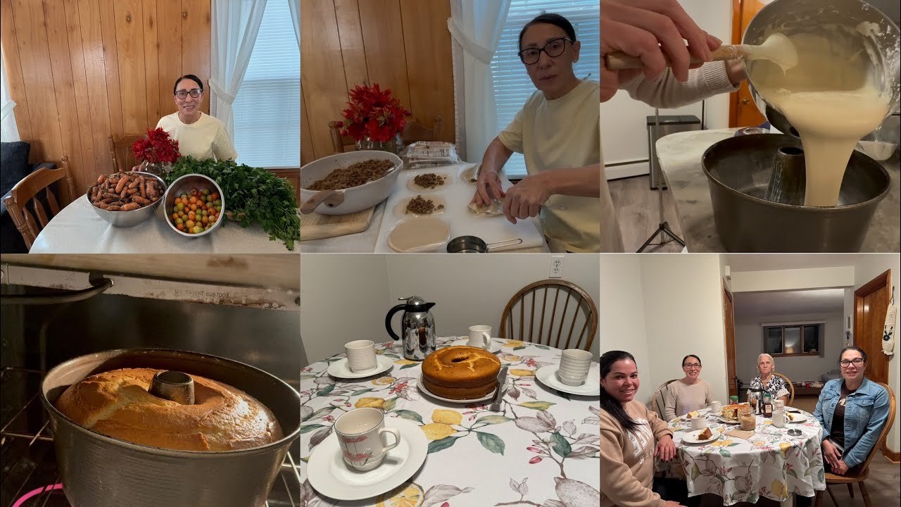 COLHI TODA CENOURA 🥕 VIZITEI MINHA MÃE + BOLO 