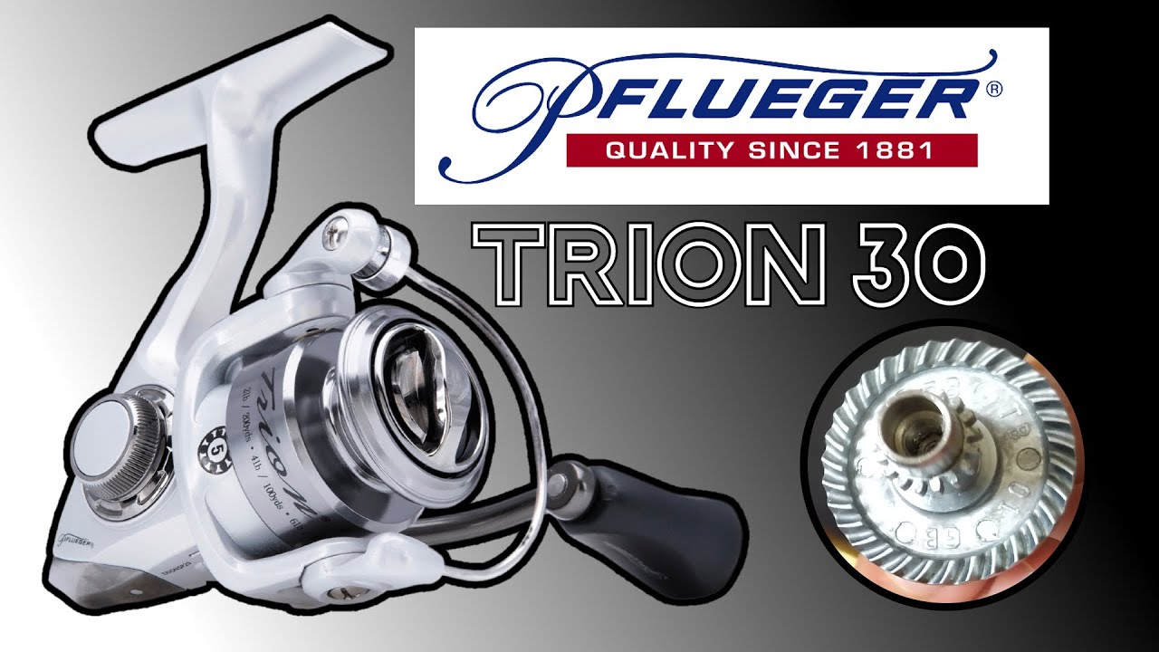 Pflueger Trion 30 | How To Clean and Lubricate a Spinning Reel | Podmazivanje mašinice