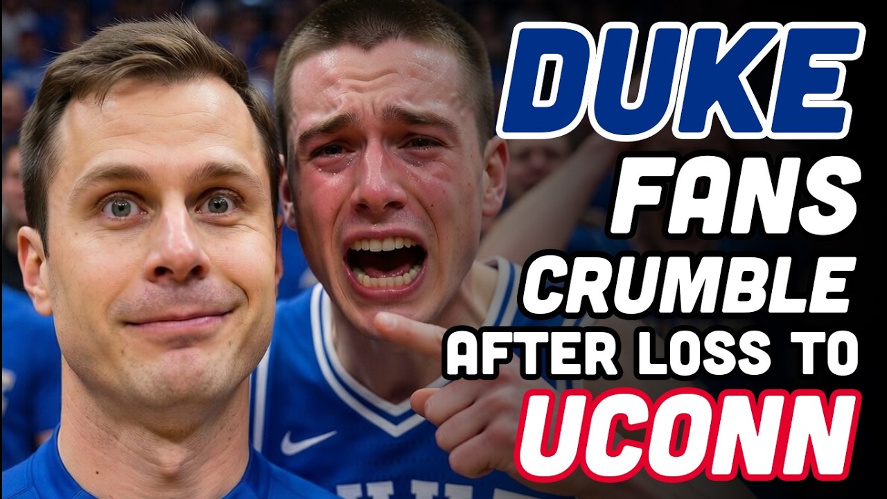 Duke Fans CRASH OUT After Heartbreaking Buzzer-Beater Loss to UConn | March Madness Elite Eight
