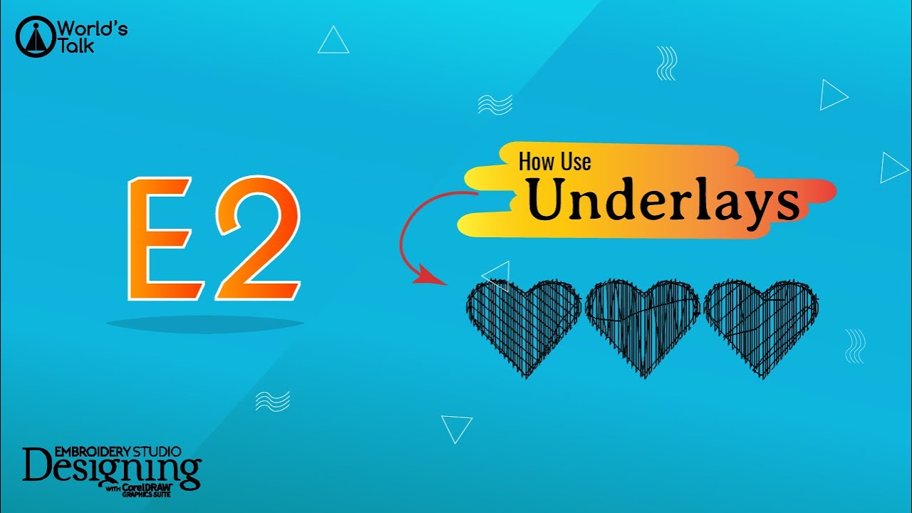 How To use Underlays In Wilcom Embroidery Studio E2 In Urdu And Hindi