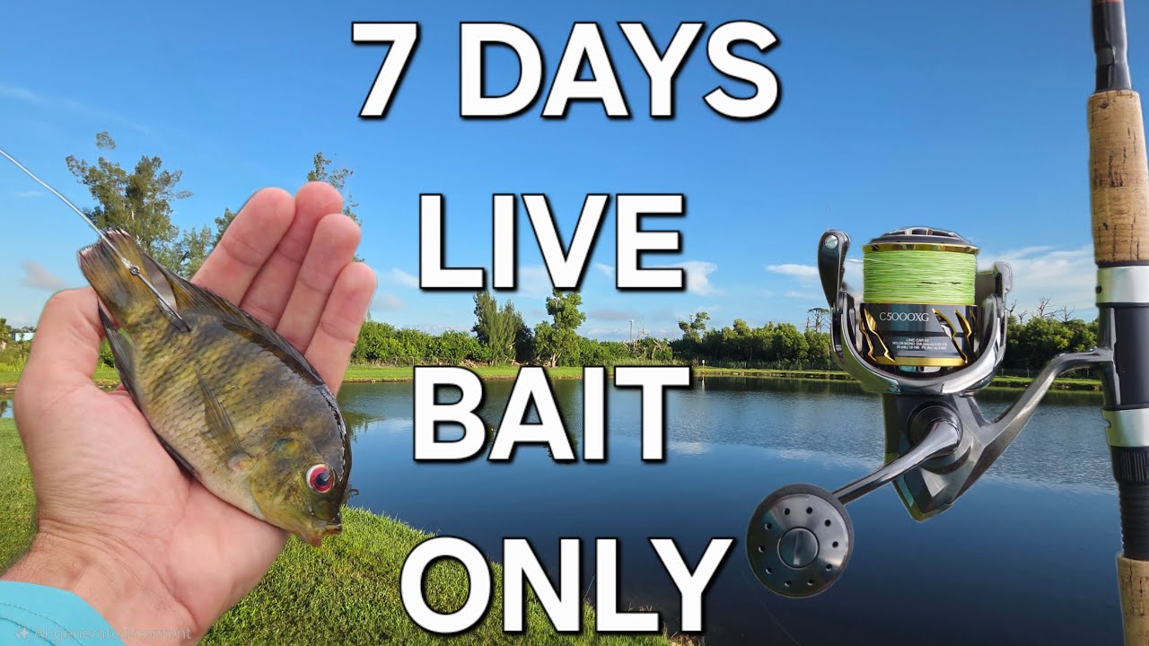 I Fished Live Bait Only For One Week