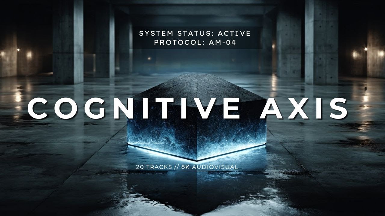 Sci-Fi Cinematic Ambient 8K — [ AM-04 ] COGNITIVE AXIS — 40Hz Deep Focus Industrial Meditation