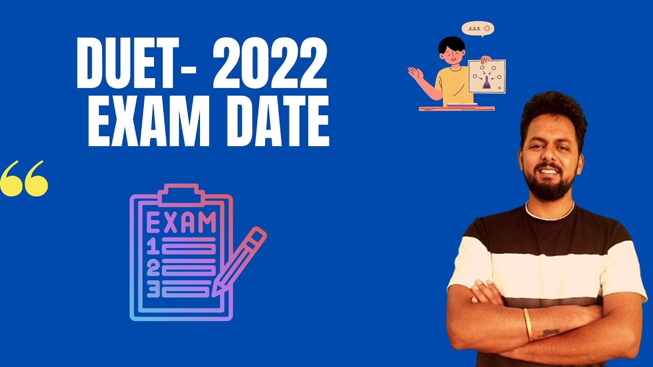 DUET 2022 Exam Date || NTA