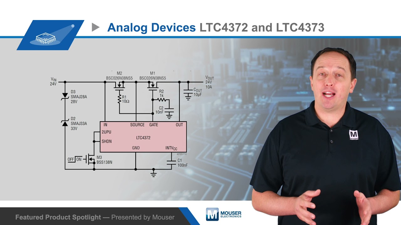 Analog Devices Inc. LTC4372 & LTC4373 Low IQ Ideal Diode Controllers — Featured Product Spotlight