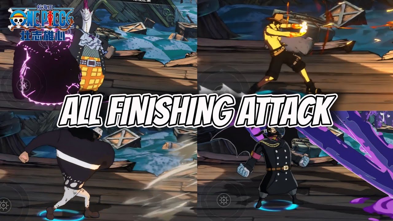 [OnePiece : Ambition] All Finishing Attack Characters 60FPS