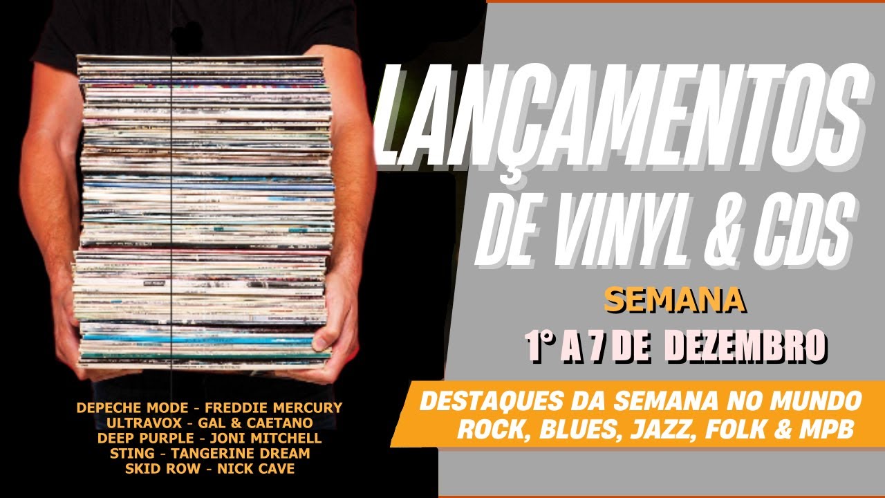 VINYL & CD   LANÇAMENTOS DA SEMANA - 1° a 7 de dezembro de 2025