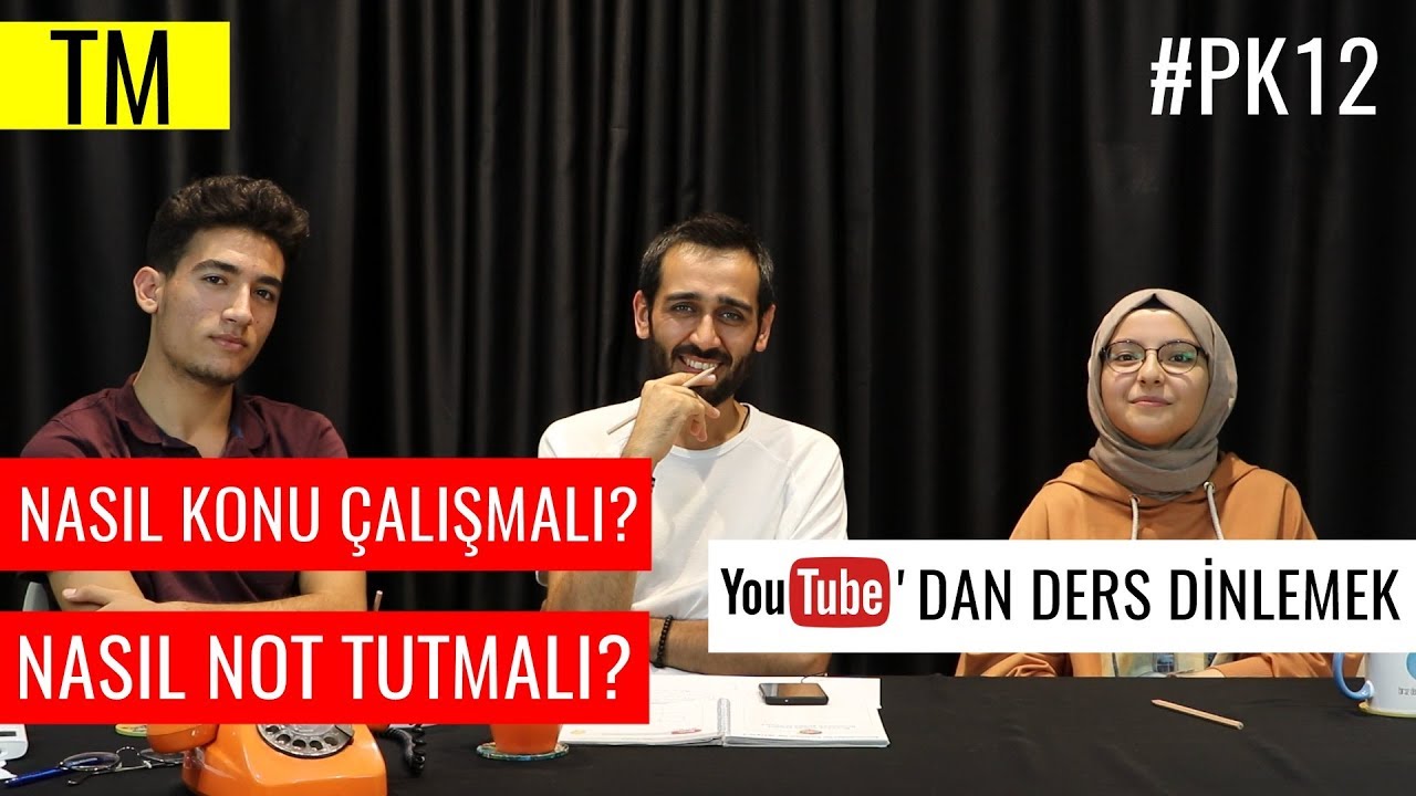 #YKS Eşit Ağırlıkcı Tayfa Nasıl Konu Çalışmalı?Not Tutmalı mı? Youtube Kanalları #planlamakoçluğu12