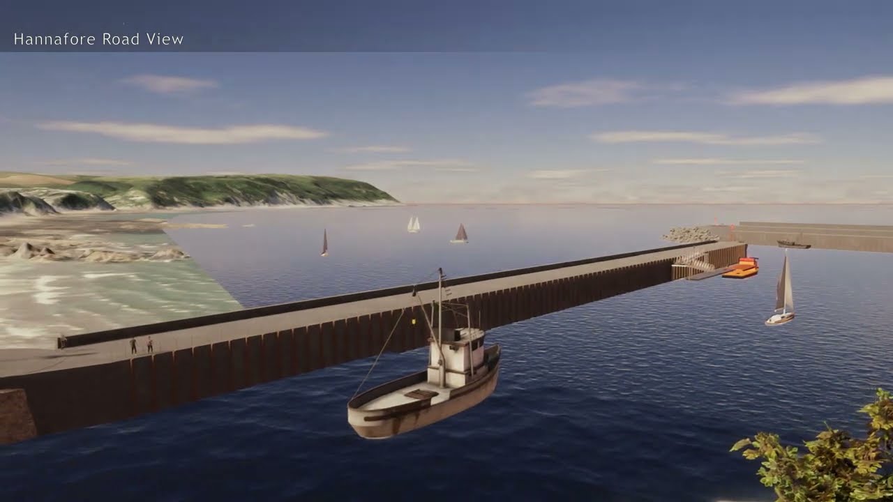 Looe Flood Defence and Regeneration Scheme - Alternative Breakwater Layouts