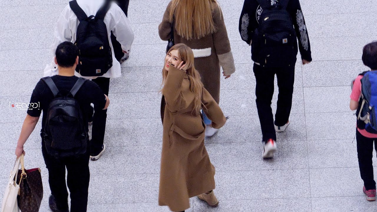 190222 BLACKPINK ROSÉ 블랙핑크 로제 출국 Departure 직캠