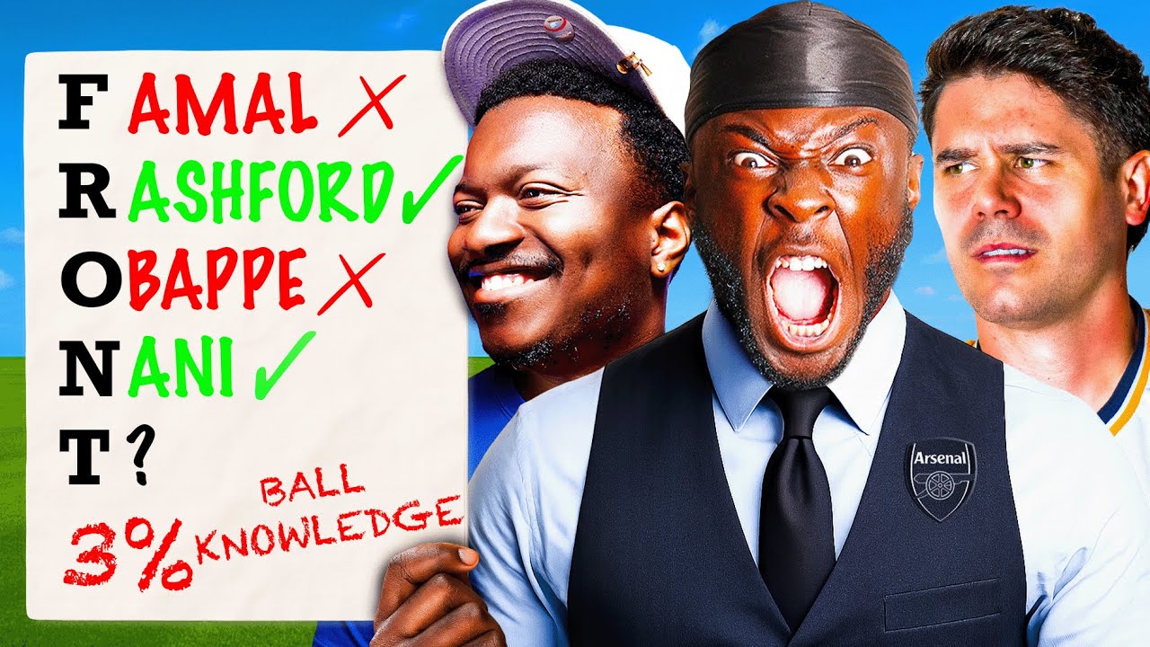 We played the IMPOSSIBLE FOOTBALL ALPHABET QUIZ 🔥 Ft 
