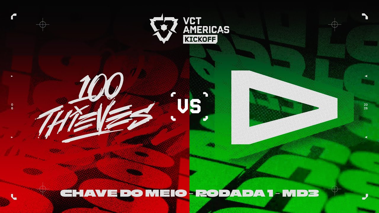100T x LOUD | VCT Americas Kickoff 2026 | Chave do Meio - Rodada 1