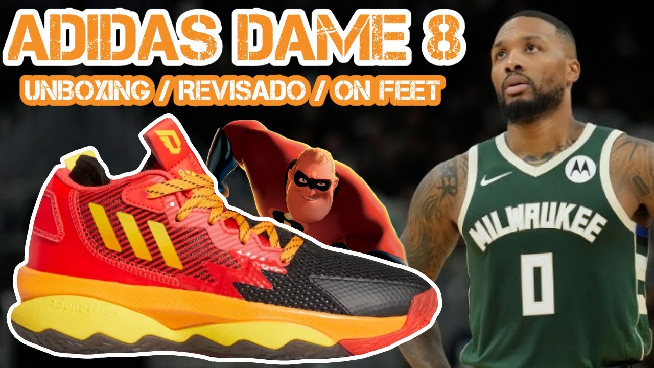 ADIDAS DAME 8 'Mr. Incredible' | Revisión de diseño en Español