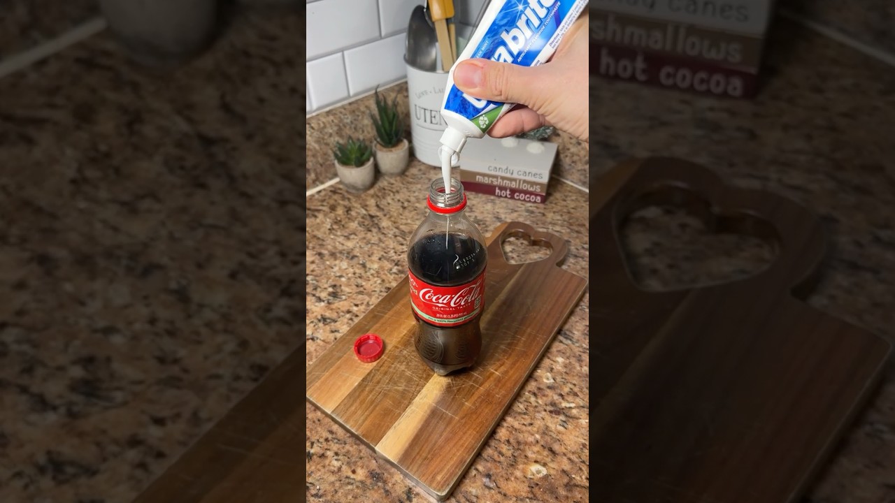 The Coke & Toothpaste Hack You Need to Try! 🪥✨ #cleaninghacks #homehacks #lifehacks
