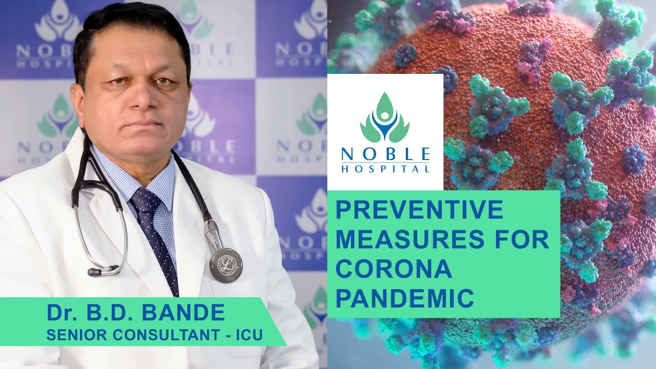 Noble Hospital Pune | Preventive Measures for Corona Pandemic (Message in English)