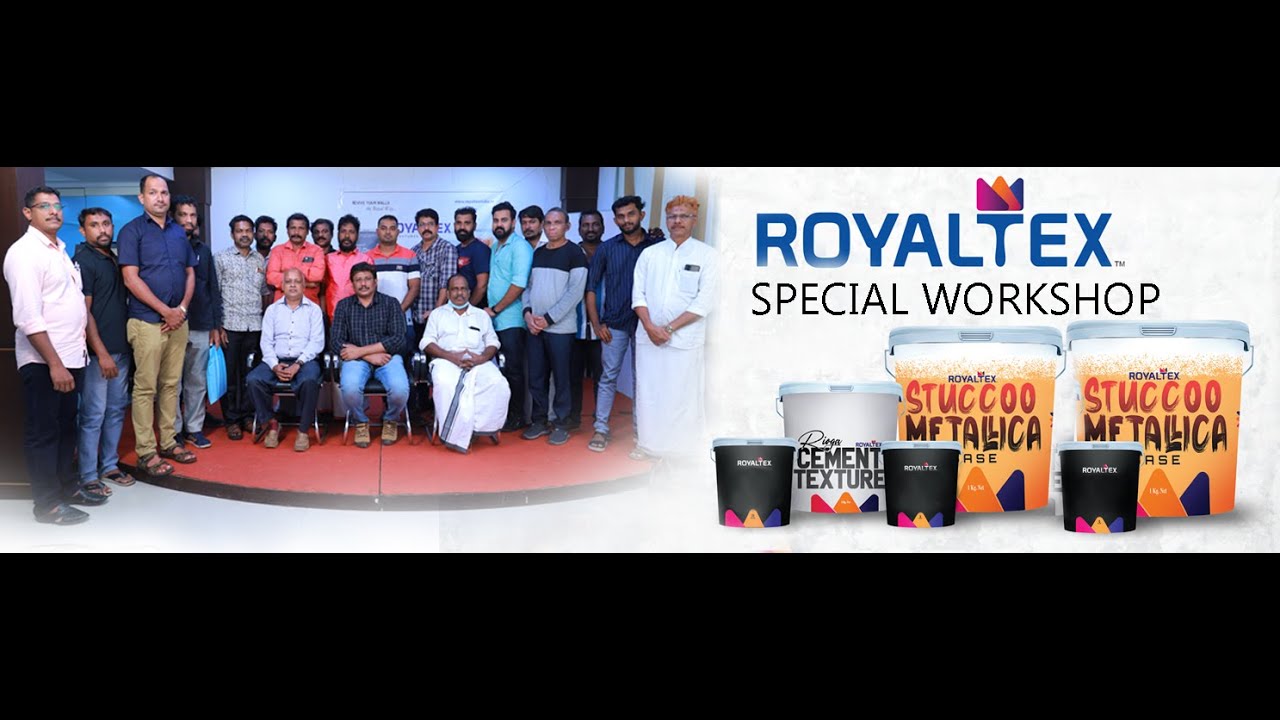 ROYALTEX SPECIAL WORKSHOP FOR RIOGA CEMENT TEXTURE AND STUCCO MATTALICA BASE