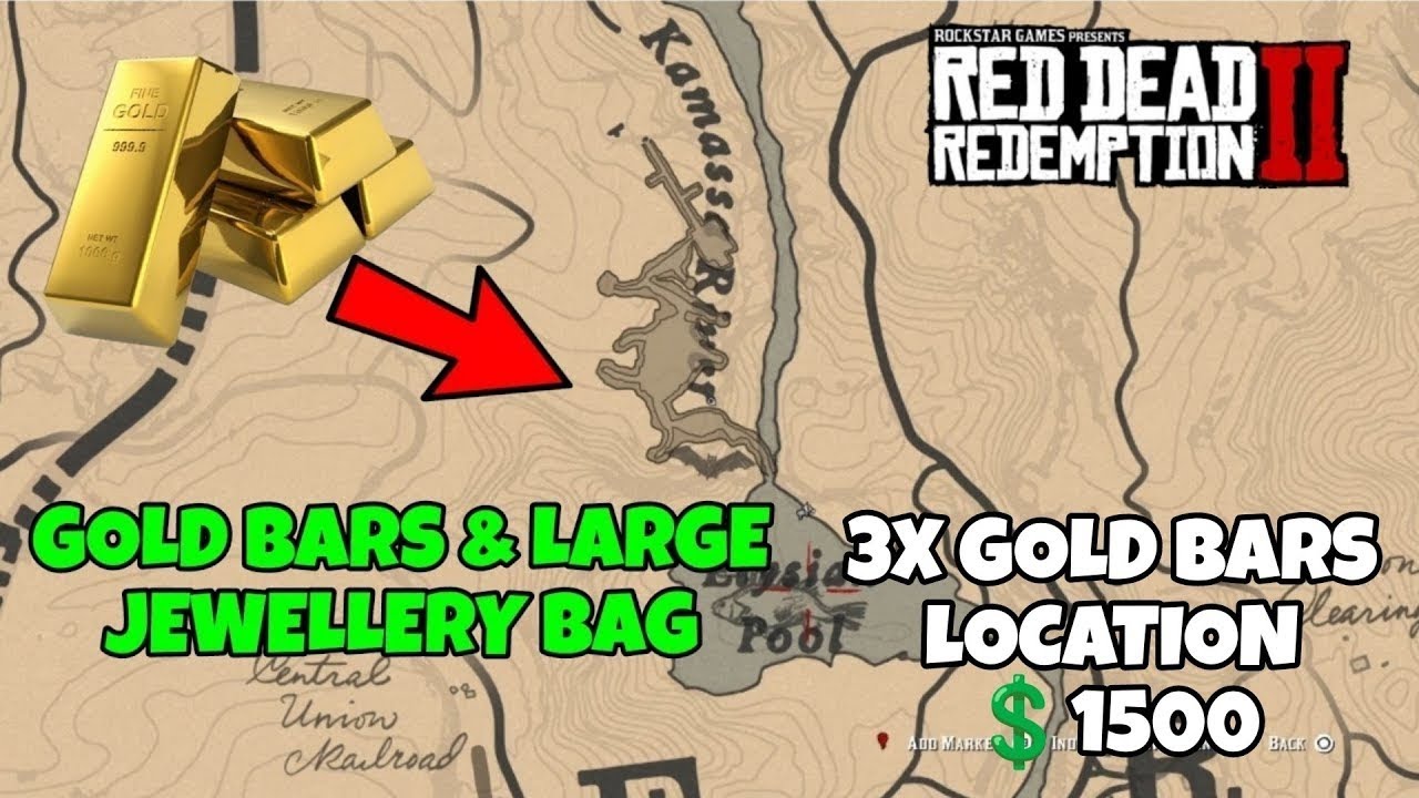 RDR2 3X Gold Bars Location in Red Dead Redemption 2 | Become a Rich in RDR2