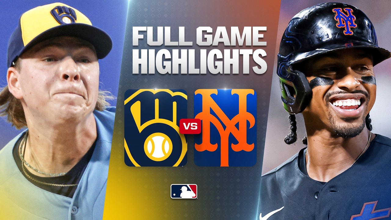 BREWERS vs. METS: Official Full Game Highlights (August 25) | 2026 MLB Season