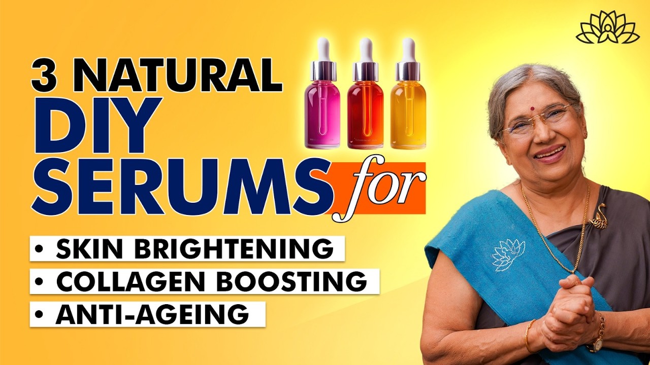 3 Powerful Natural Face Serums | Clear, Glowing, Youthful Skin at Home | Dr Hansaji
