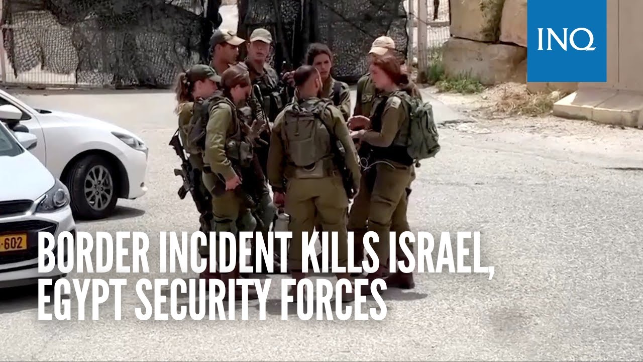 Border incident kills Israel, Egypt security forces