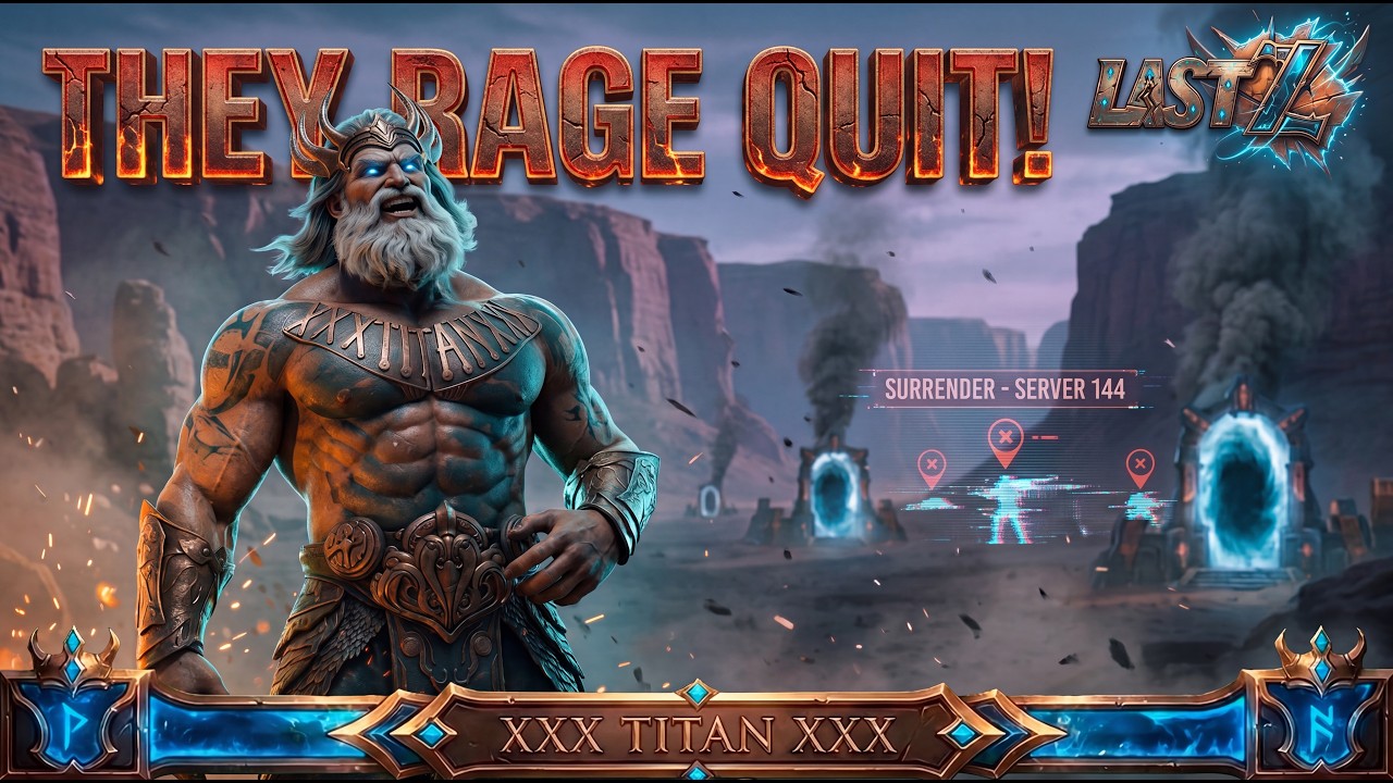 THEY GAVE UP & LEFT! 🏃💨 16 vs 20 Canyon Clash Blowout vs ZED | Last Z | TITAN | BXR | SERVER 170