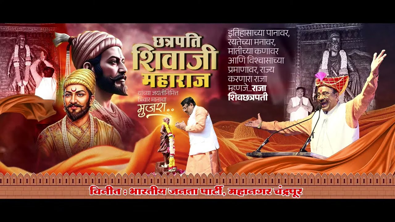 छत्रपती शिवाजी महाराज जयंती निमित्‍त अभिवादन कार्यक्रमाला उपस्थिती.