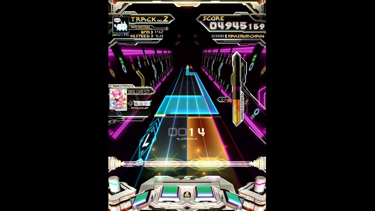 【SDVX】SKILL ANALYZER Level.09 【魔騎士】　をギリギリでクリアする動画