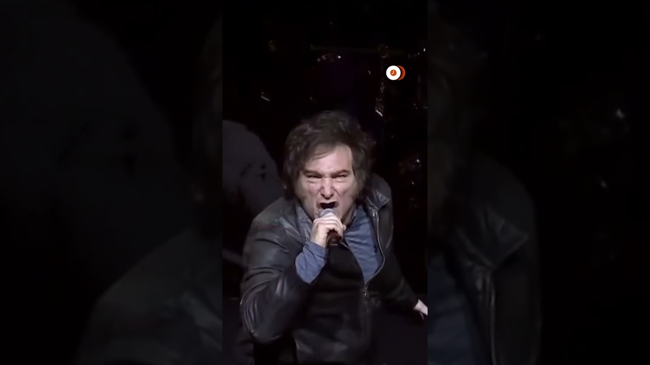 Argentina's president turns book presentation into rock show