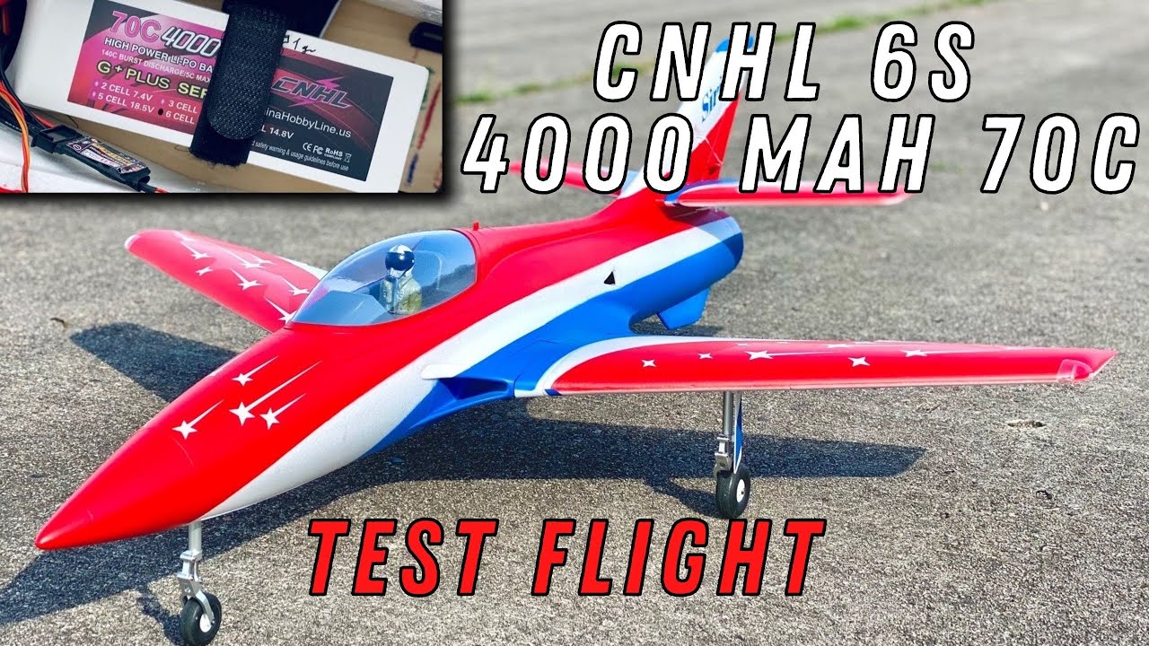 CNHL 6S 4000mAh 70C TEST with  XFly-Model Sirius (😜 smoothest landing ever) (English/Français) 4K