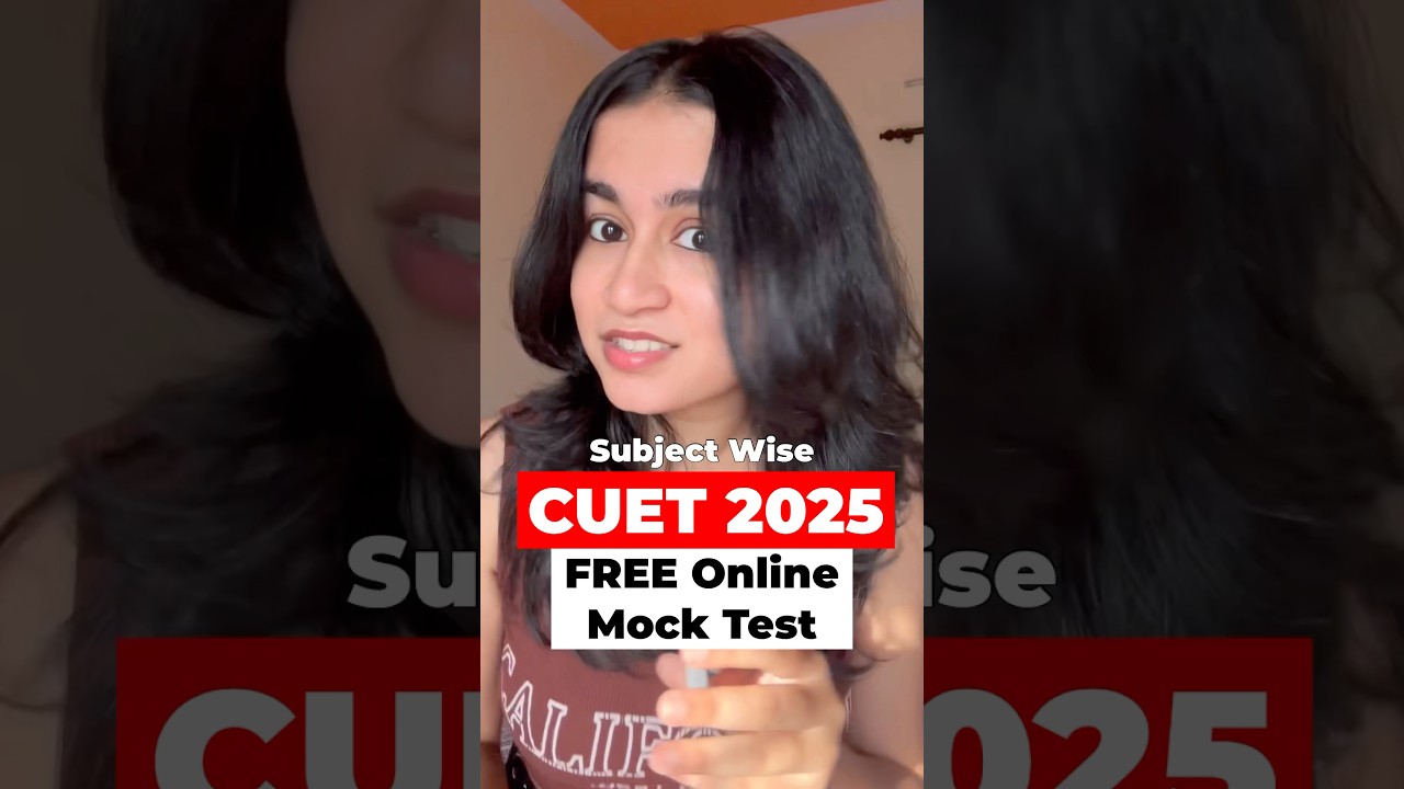 🔥CUET Online FREE Mock Tests (Subject- wise) #cuet2025 #delhiuniversity #cuetmocktest
