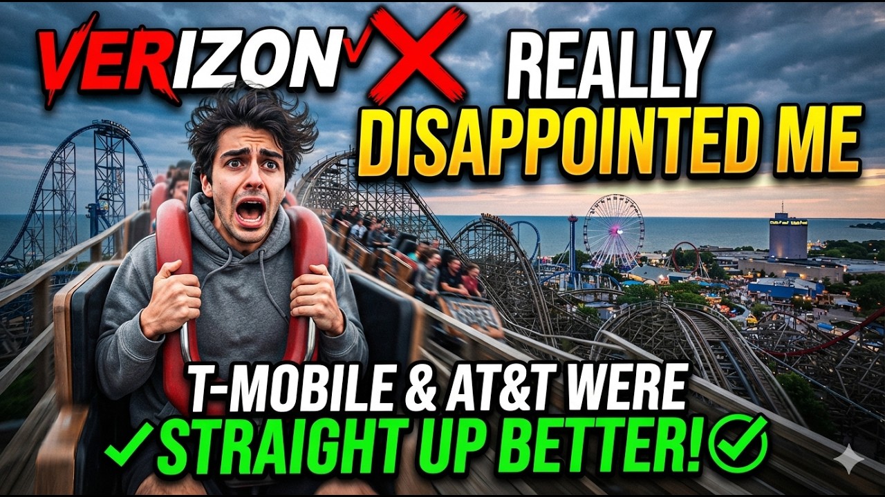 Verizon меня сильно разочаровал, T-Mobile и AT&T оказались объективно лучше