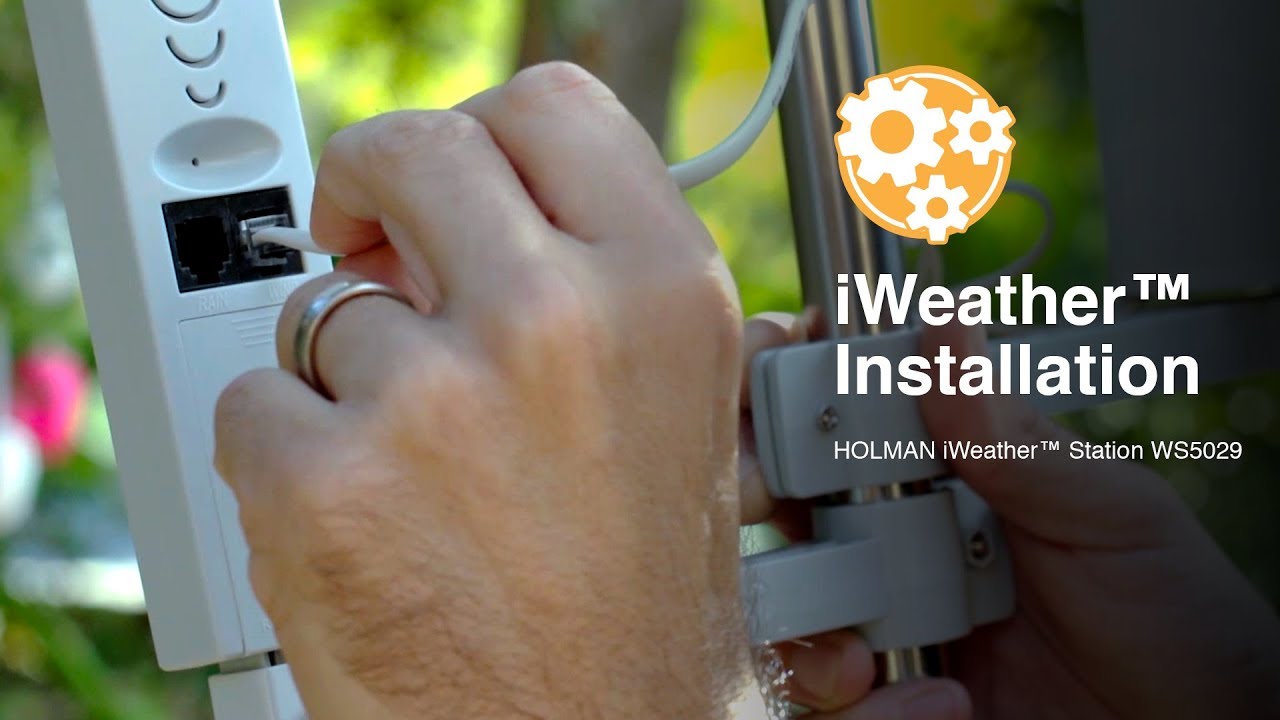 How to Set Up and Program the Holman iWeather Station