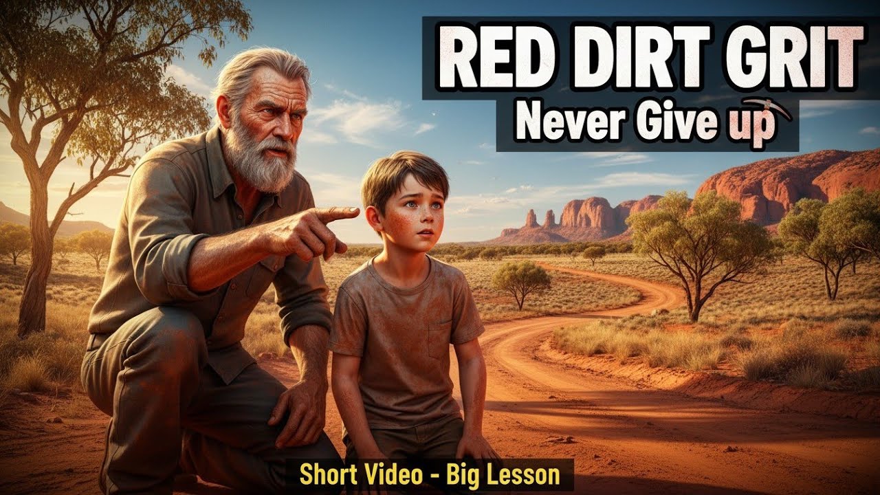 Life Lesson Red DIRT Grit Never Give Up