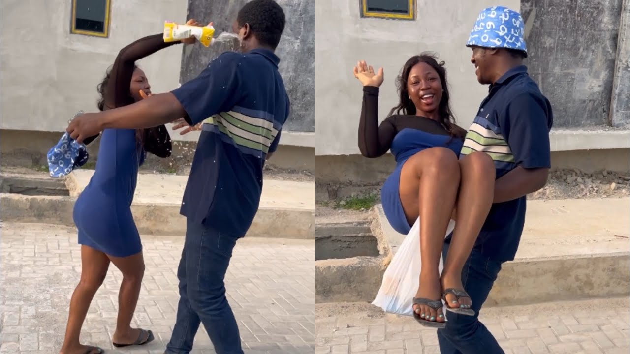 Broke man who spends all the money he makes on his girlfriend decided to surprise her, he was shockd
