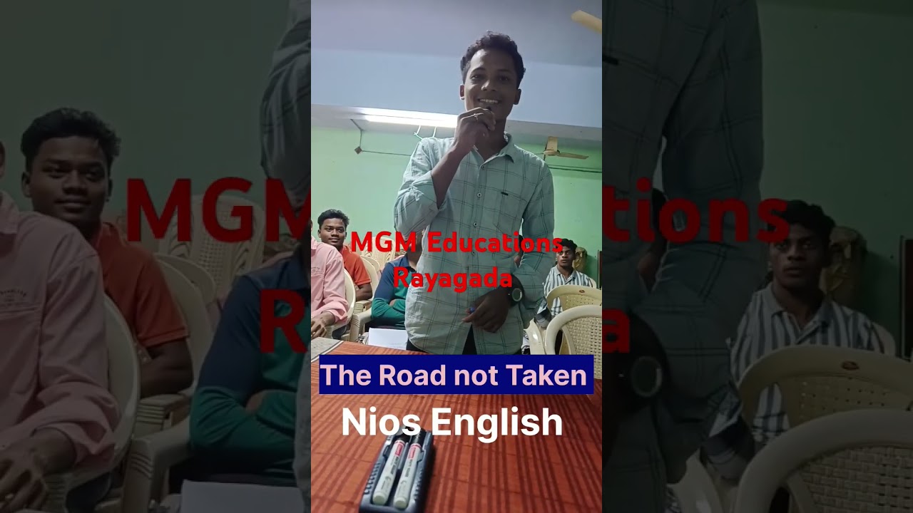 ||Top Question||Nios class 12th||English 302||the Road not Taken
