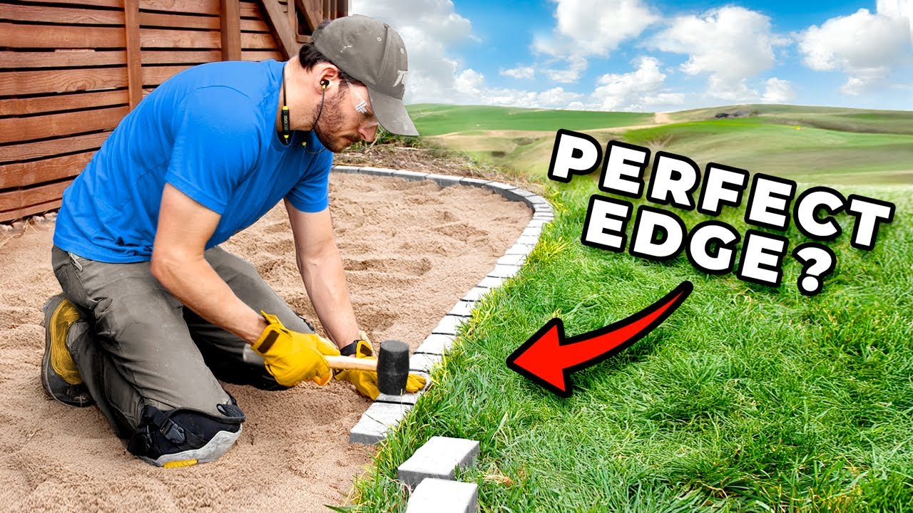 How to Make a Raised Garden Bed with Paver Edging