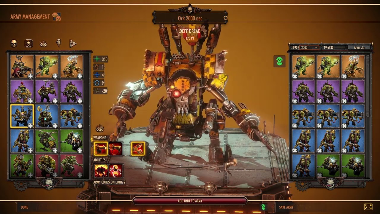 Warhammer 40k Battlesector Updated Unit Review For Daemons Of Khorne, Orks, Tau, Astra Militarum