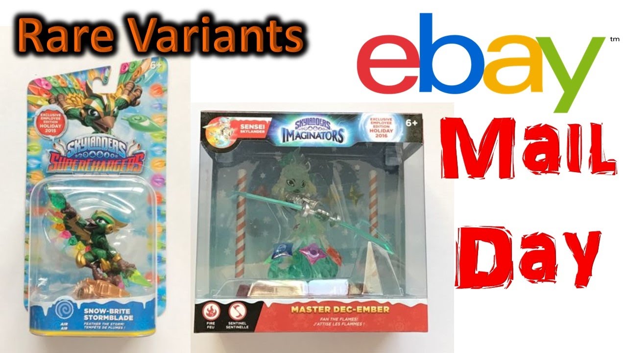 eBay Mail Call UNBOXING - Rare Skylanders Master Dec-Ember & Snow-Brite Stormblade