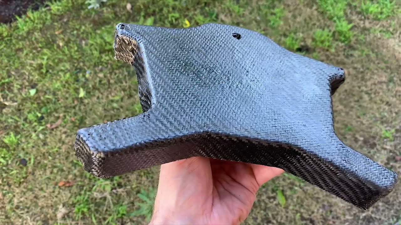 Carbon Fiber Skinning a 3D printed sim racing wheel!