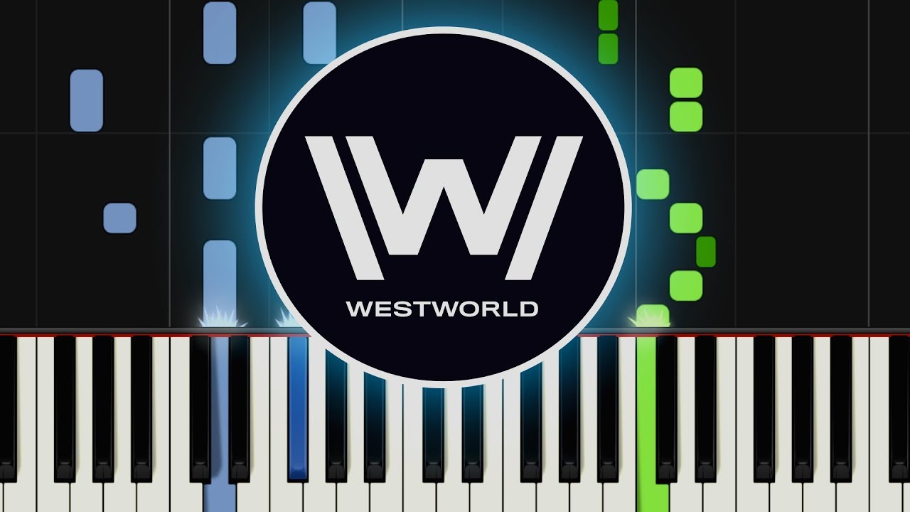 WestWorld Main Theme - Piano Tutorial by elcyberguy