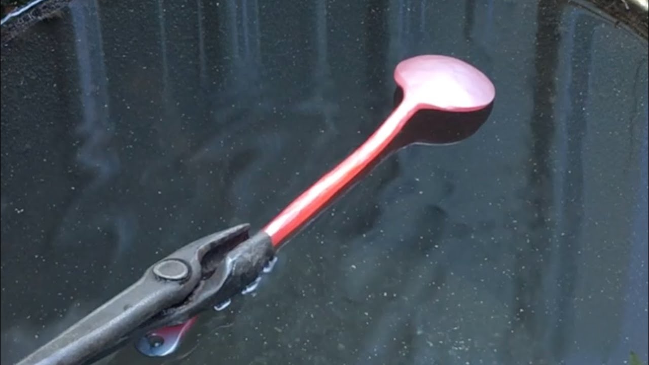 Hand Forged Copper Spoon - GS Tongs