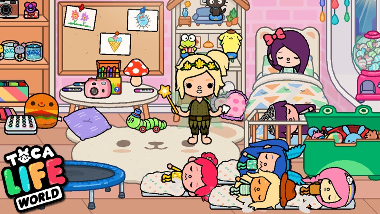 A FADA DO DENTE na FESTA DO PIJAMA (Toca Life World) ‹ Luli Rarity ›