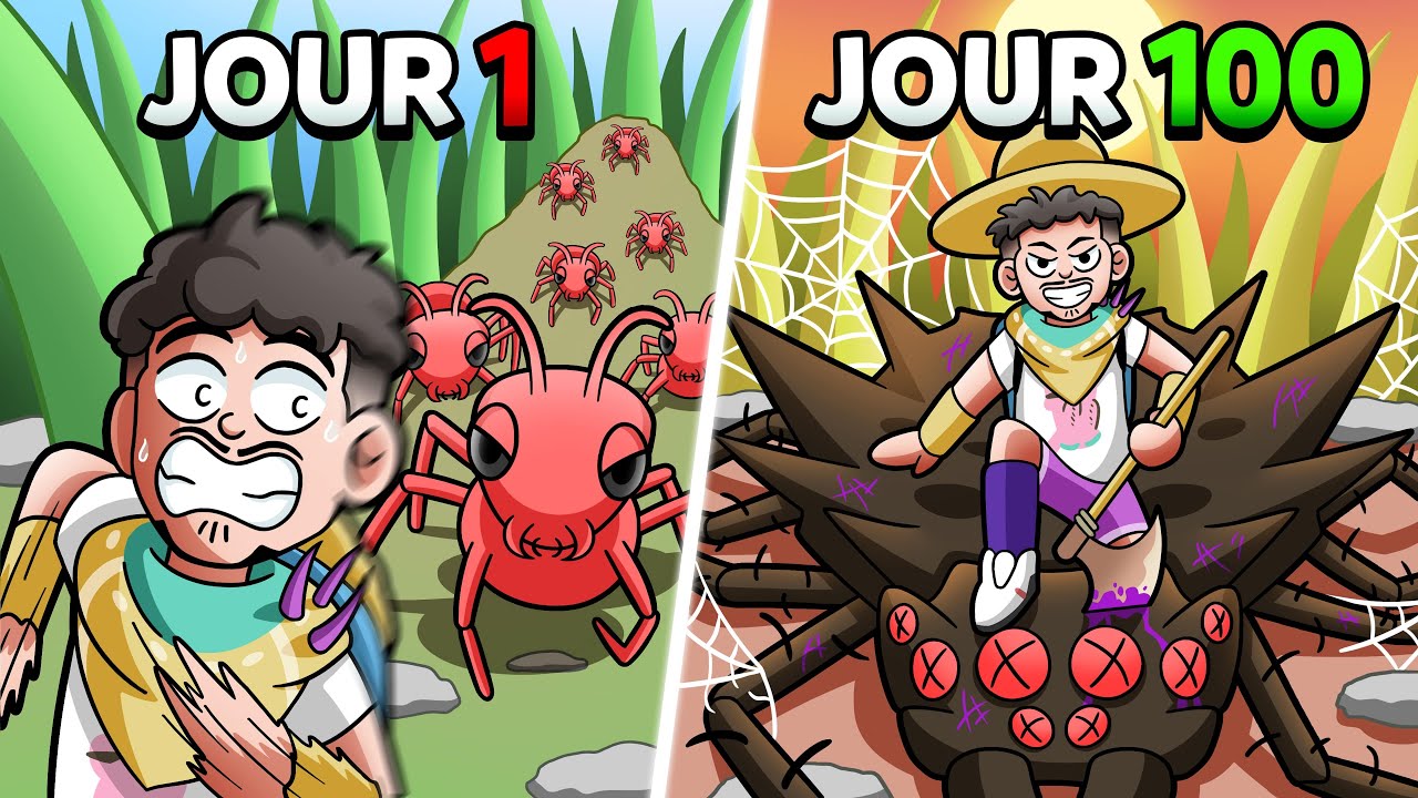 J'ai pass&eacute; 100 JOURS sur Grounded, voici ce qu'il s'est pass&eacute;...