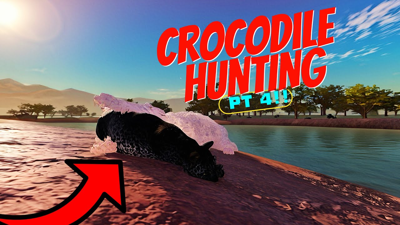 CROCODILE HUNTING IN SAVANNAH LIFE ROBLOX PT 4!!