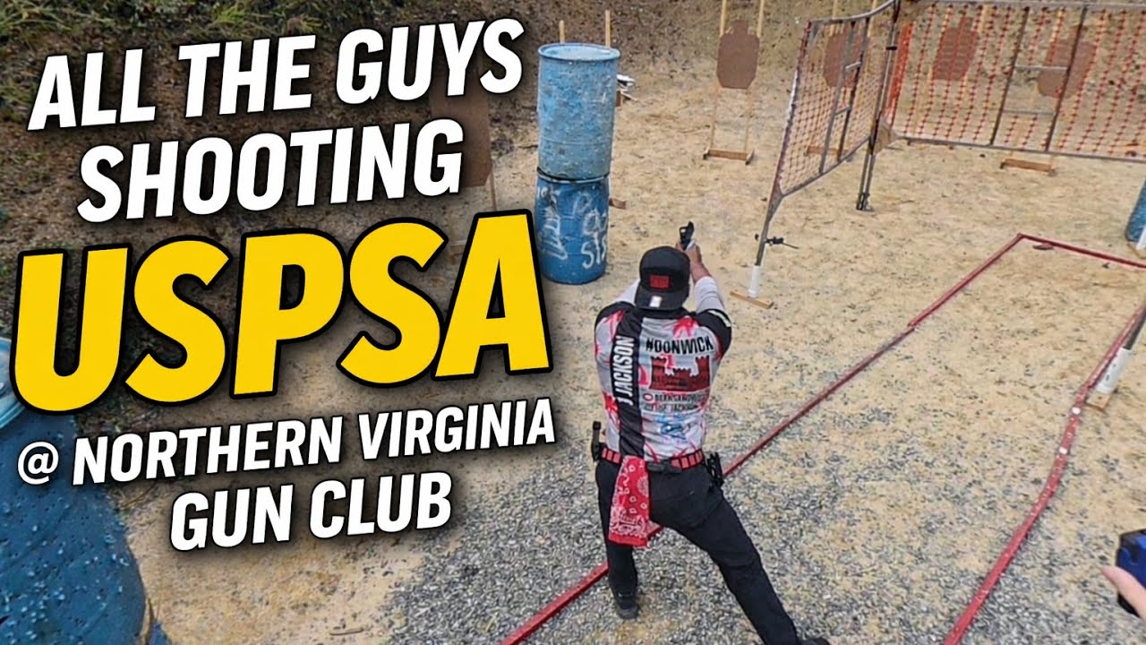All the Guys Shooting USPSA @ Northern Virginia Gun Club | Match Day Highlights